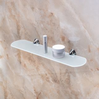 Полка для ванной комнаты РМС A1280 стеклянная овальная